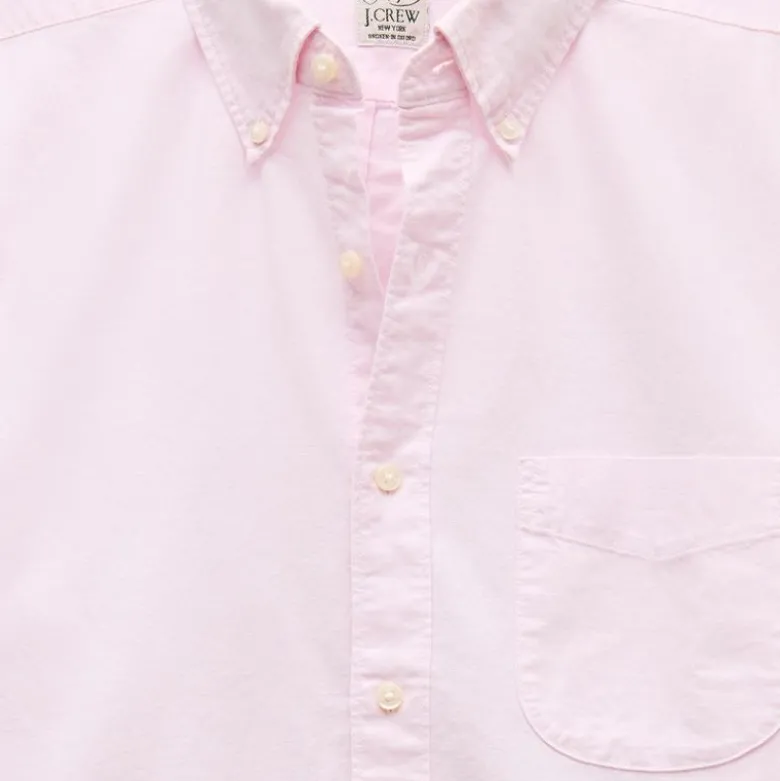 Broken-in organic cotton oxford shirt