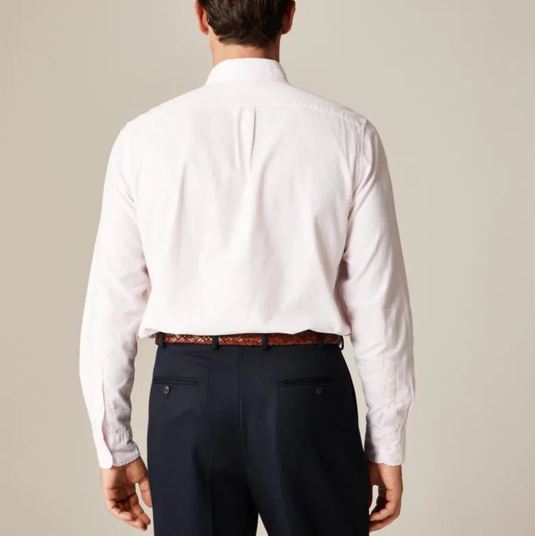Broken-in organic cotton oxford shirt