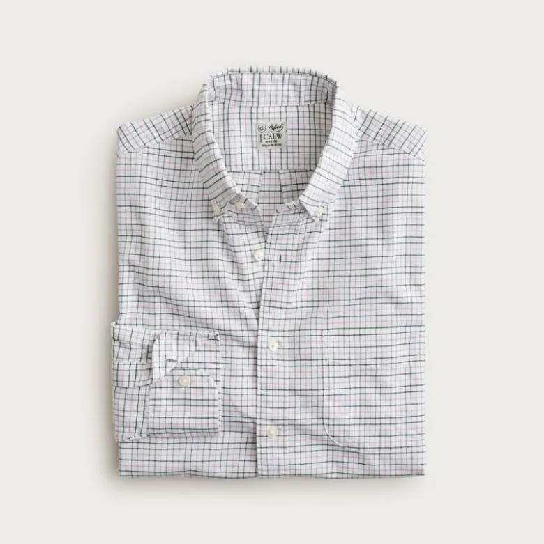 Broken-in organic cotton oxford shirt