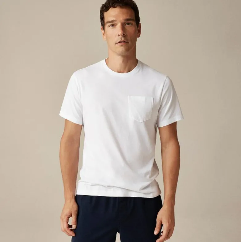 Broken-in pocket T-shirt