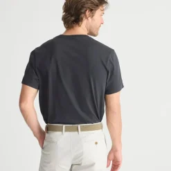 Broken-in pocket T-shirt