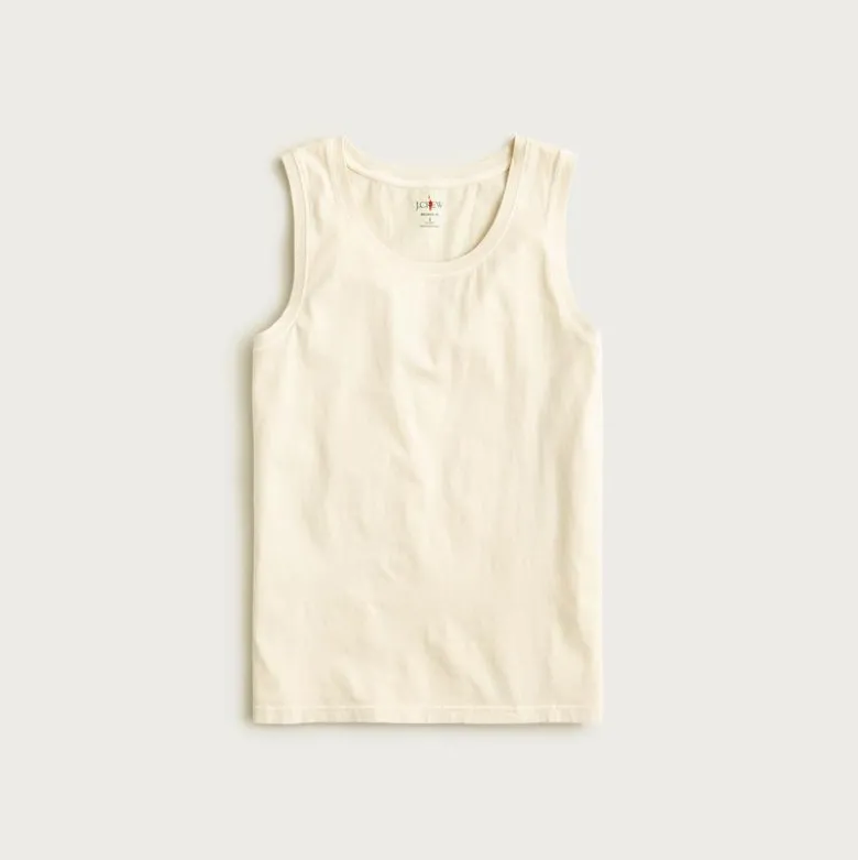 Broken-in tank top