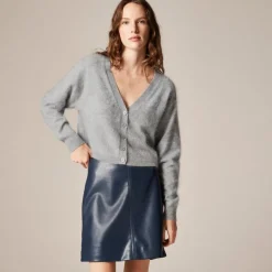 Brushed cashmere party cardigan