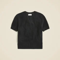 Brushed cashmere relaxed T-shirt