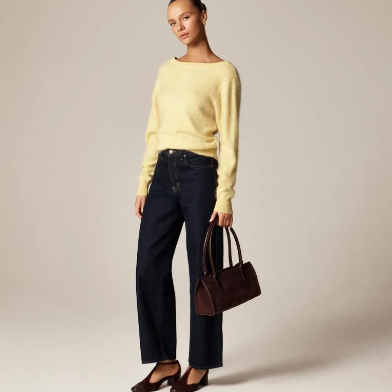 Brushed cashmere relaxed-fit reversible cardigan