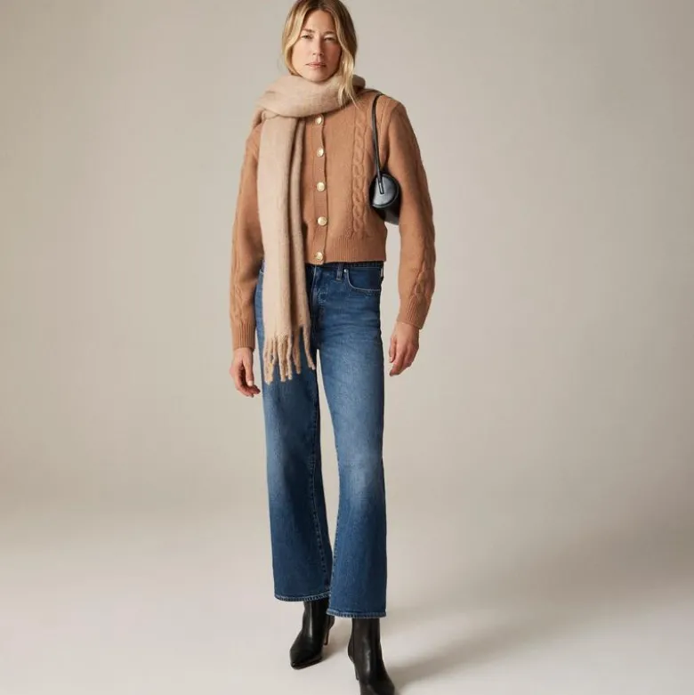 Cable-knit cardigan