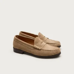 Camden suede loafers with rubber soles