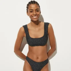 Cap-sleeve bikini top in Classic Sculpt™