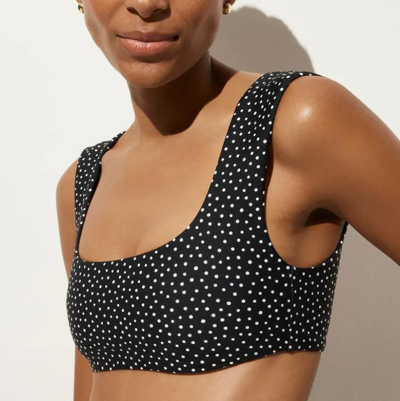 Cap-sleeve bikini top in Classic Sculpt™