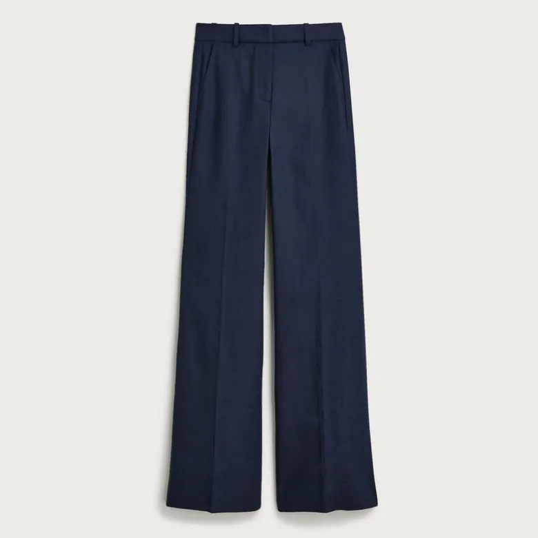 Carolina flare pant in stretch linen blend