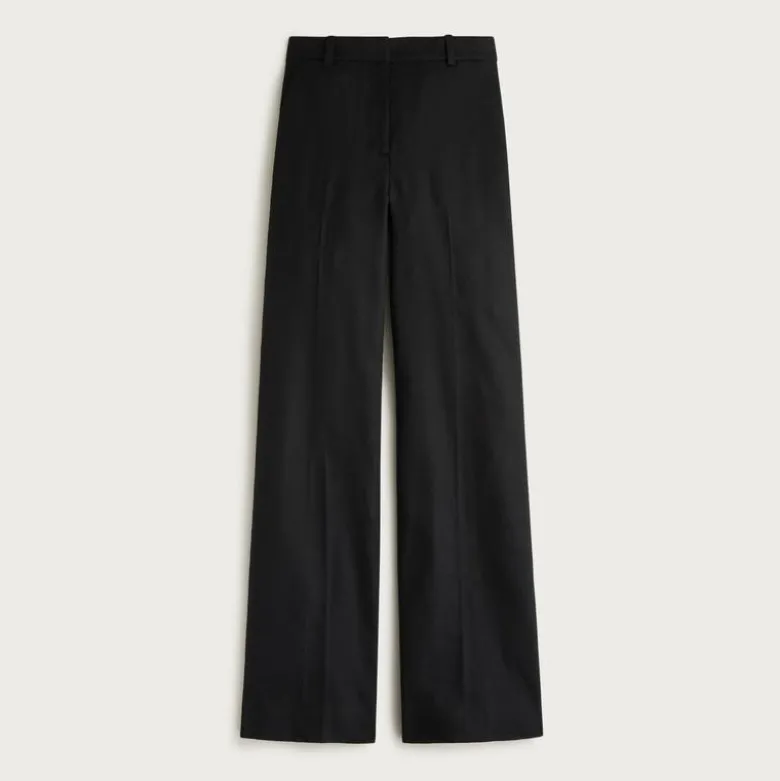 Carolina flare pant in stretch linen blend