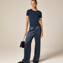Carolyn layered sweater-tee in merino wool