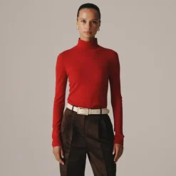 Carolyn turtleneck sweater in merino wool