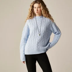Cashmere cable-knit 2025 Rollneck™ sweater