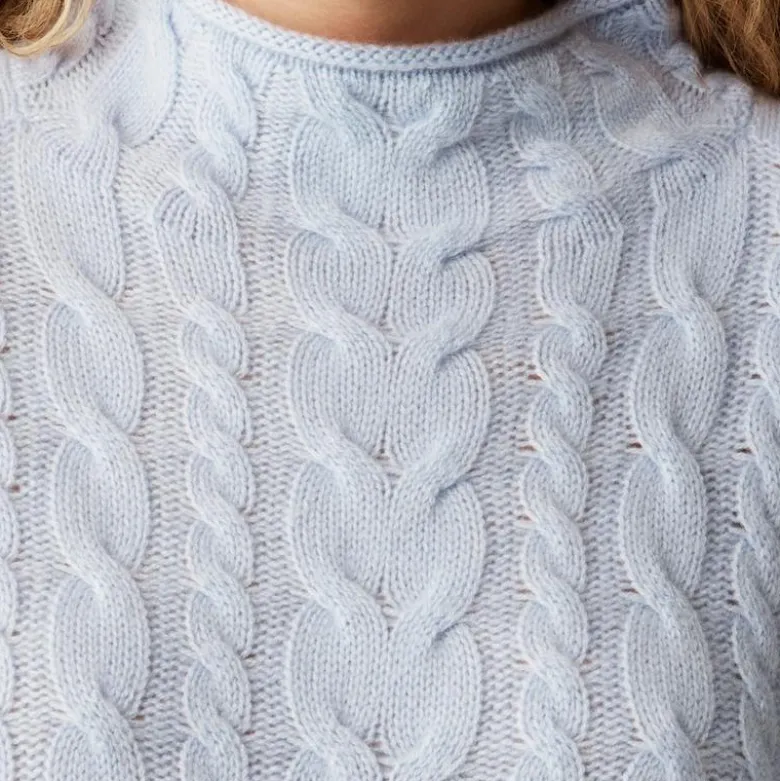 Cashmere cable-knit 2025 Rollneck™ sweater