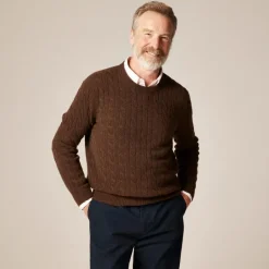 Cashmere cable-knit sweater