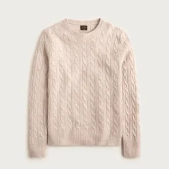 Cashmere cable-knit sweater