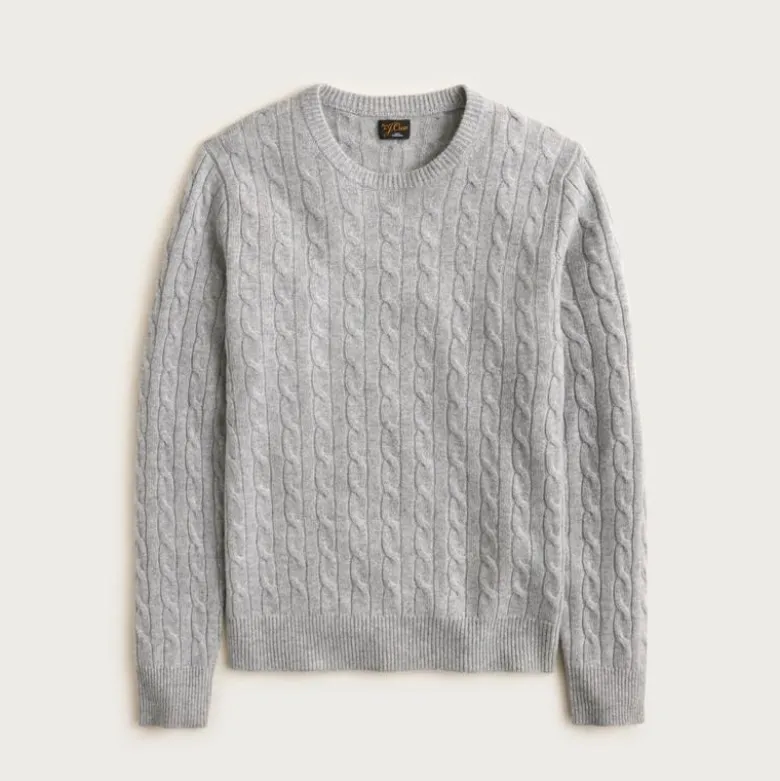 Cashmere cable-knit sweater