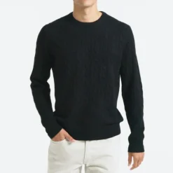 Cashmere cable-knit sweater