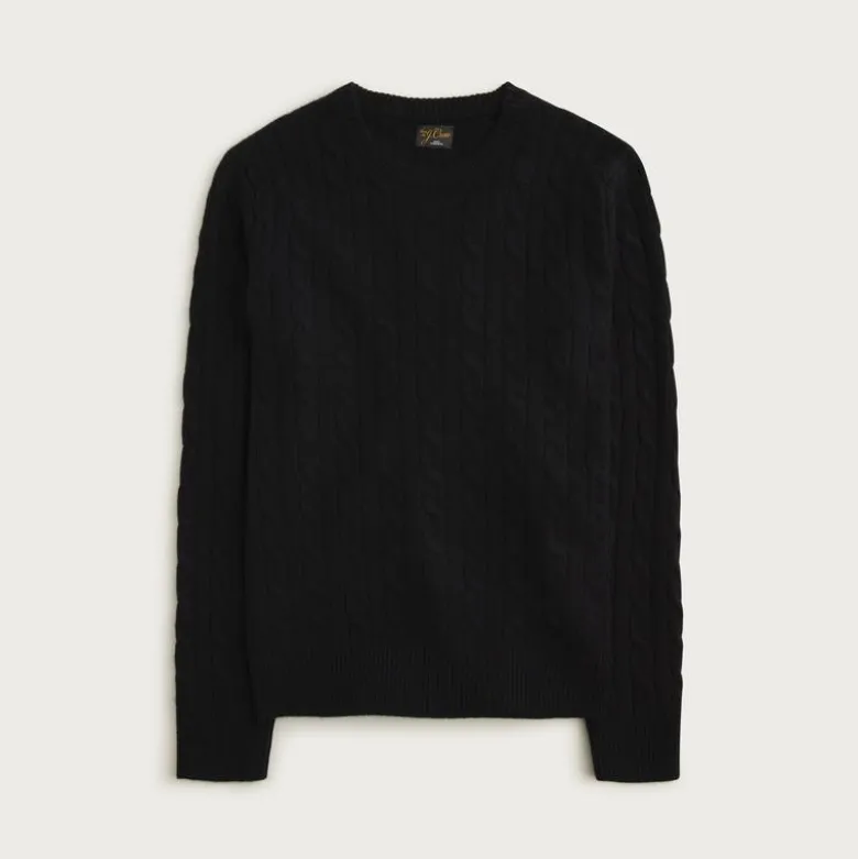 Cashmere cable-knit sweater