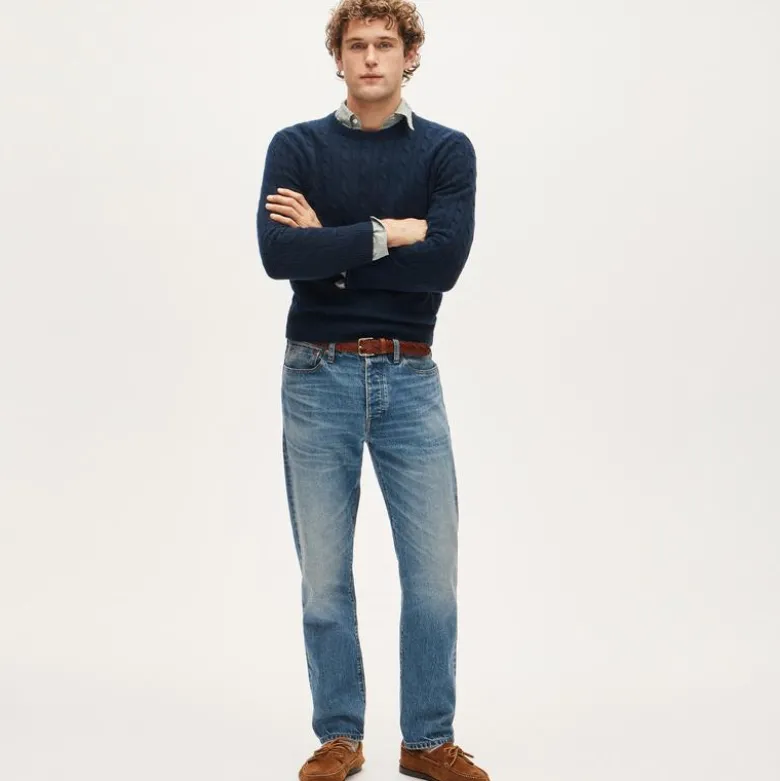 Cashmere cable-knit sweater