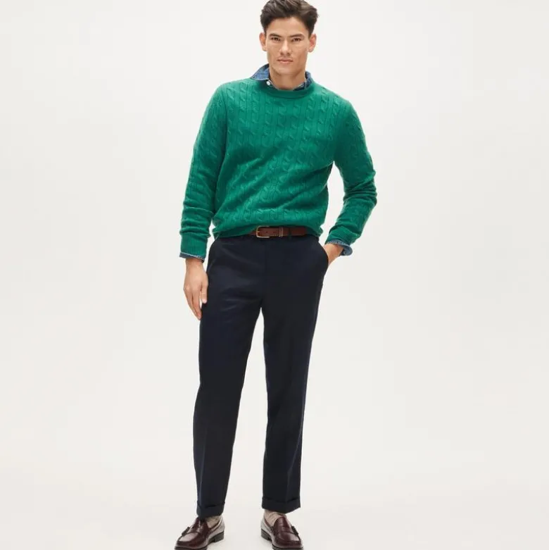 Cashmere cable-knit sweater