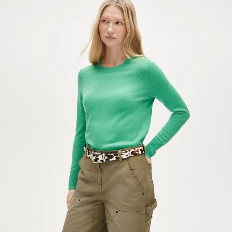 Cashmere classic-fit crewneck sweater
