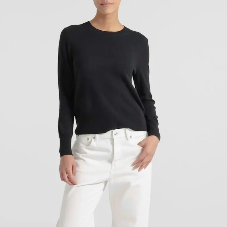 Cashmere classic-fit crewneck sweater