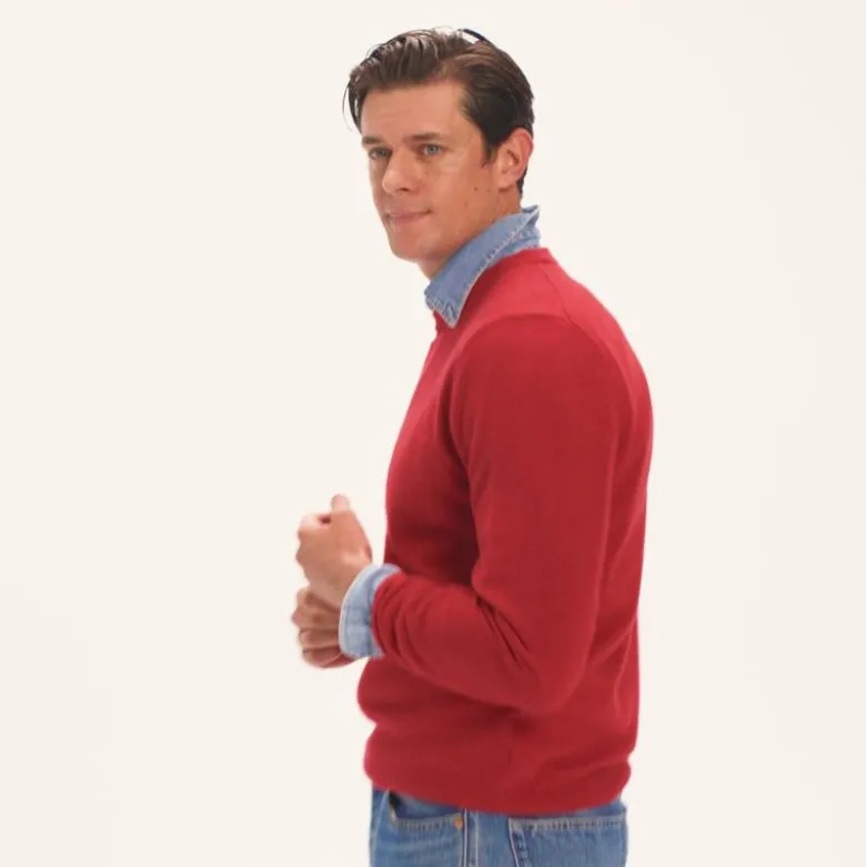 Cashmere crewneck sweater