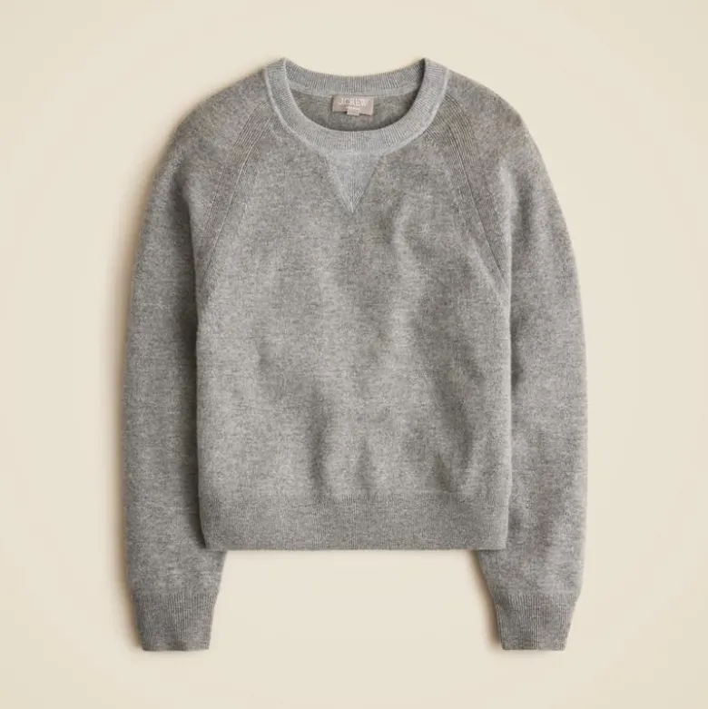 Cashmere crewneck sweatshirt