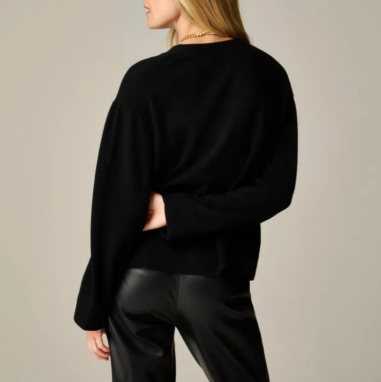 Cashmere patch-pocket cardigan