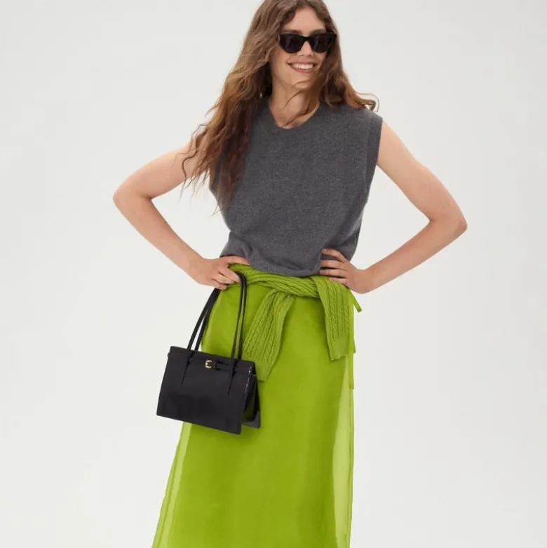 Cashmere relaxed sweater-vest