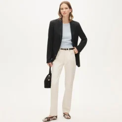 Cashmere shrunken T-shirt