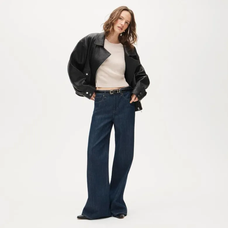 Cashmere shrunken T-shirt