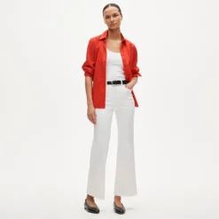 Charley kickout cropped jean in super-stretch