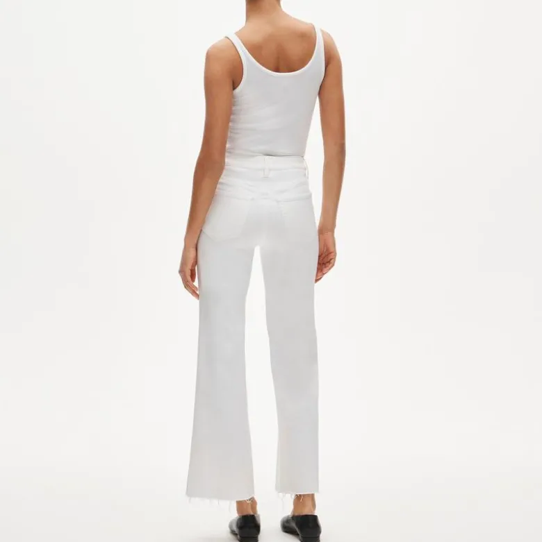 Charley kickout cropped jean in super-stretch