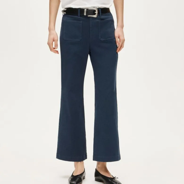 Charley kickout cropped pant in chino