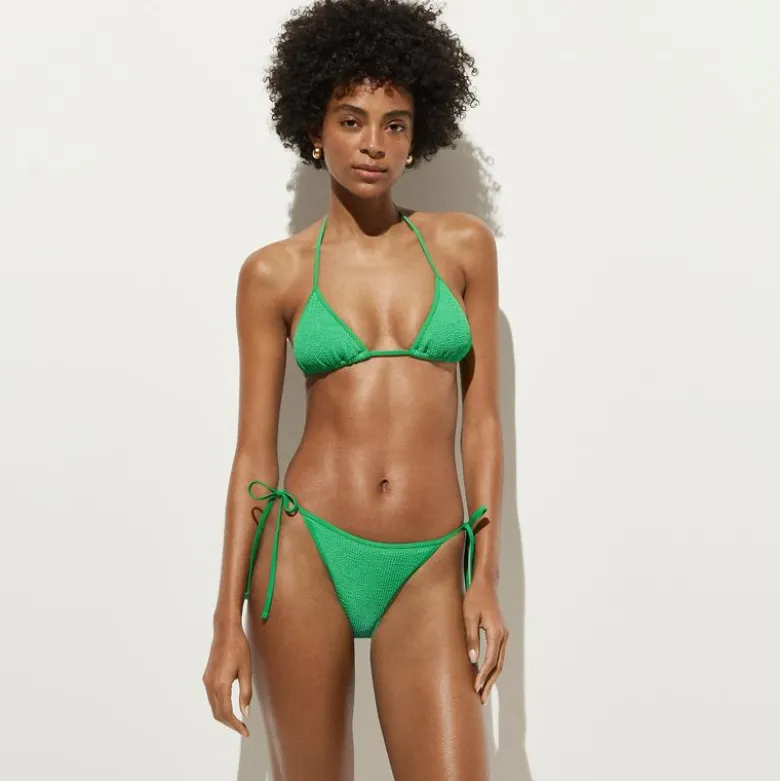 Cheeky scrunchie string bikini bottom