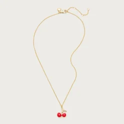 Cherry charm necklace