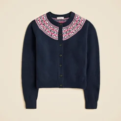 Classic Fair Isle cardigan in vintage wool