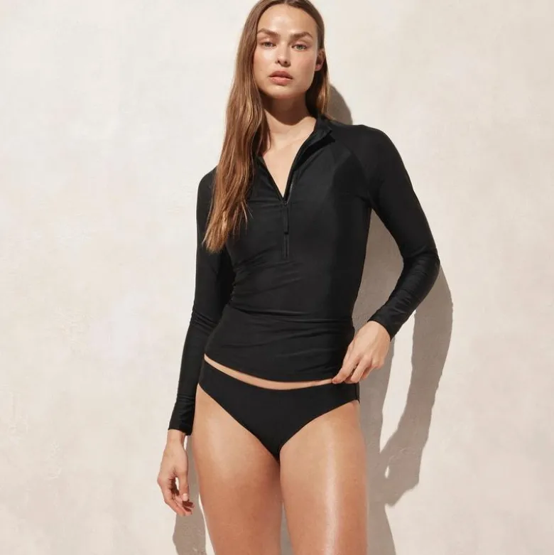 Classic full-coverage bikini bottom