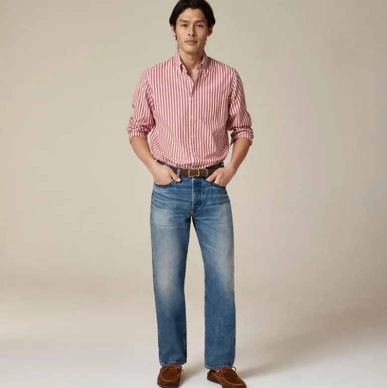 Classic jean in medium wash Japanese selvedge denim
