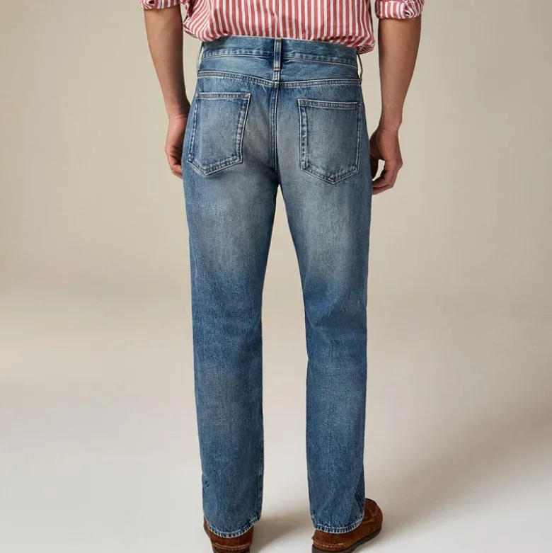 Classic jean in medium wash Japanese selvedge denim