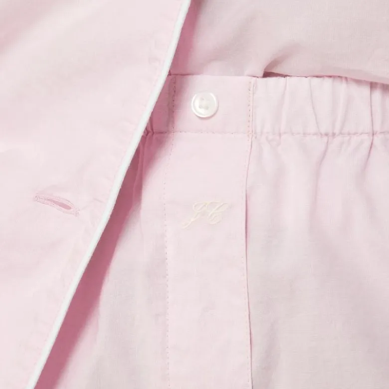 Classic pajama pant set in end-on-end cotton