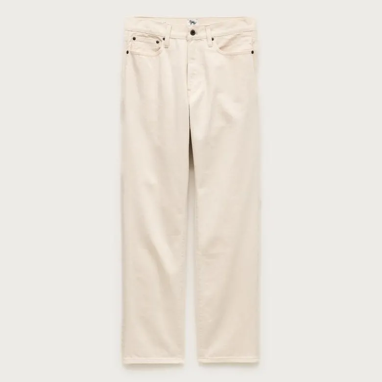 Classic Straight jean in natural seeded denim