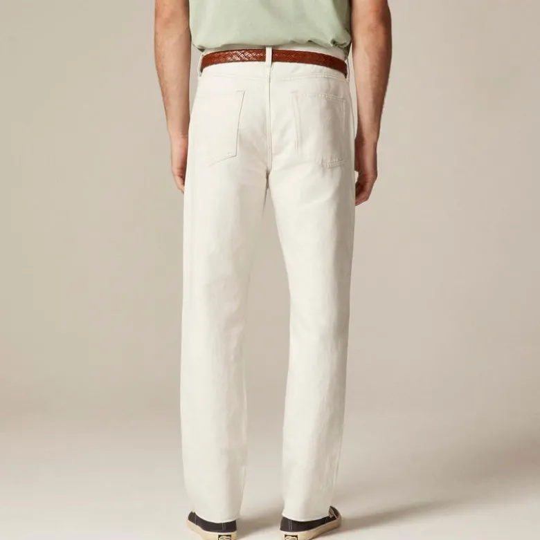 Classic summerweight jean in cotton-linen blend