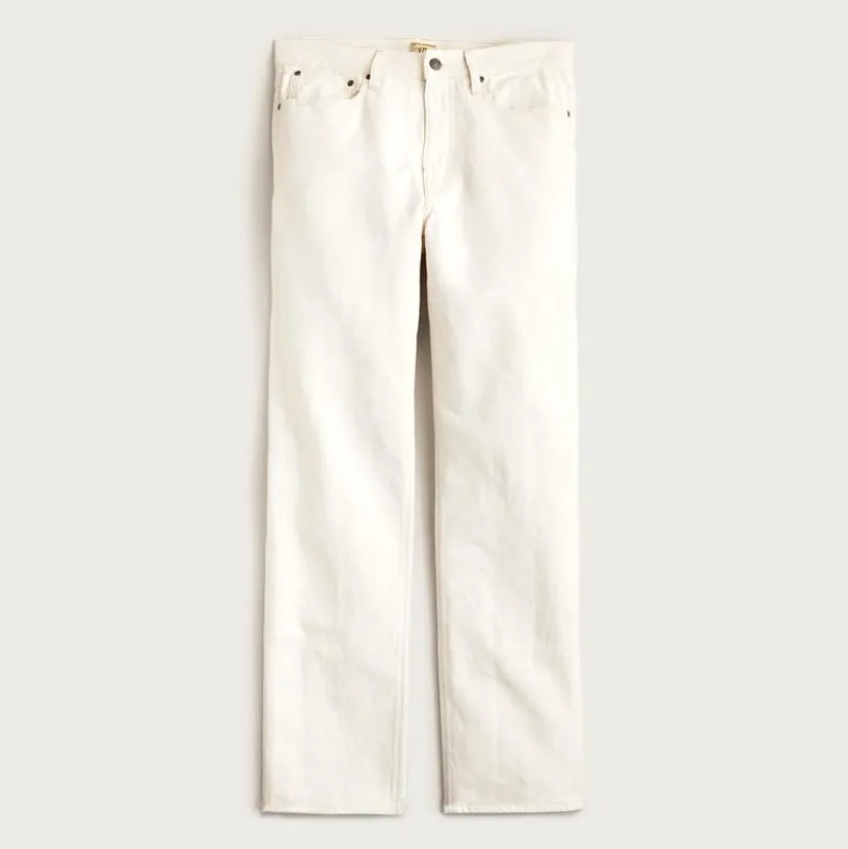 Classic summerweight jean in cotton-linen blend