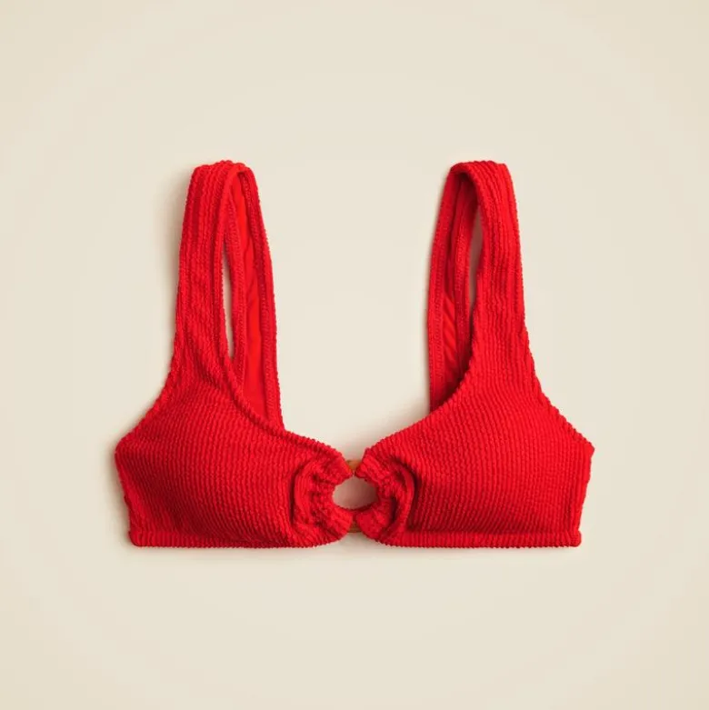 Claudia O-ring scrunchie bikini top