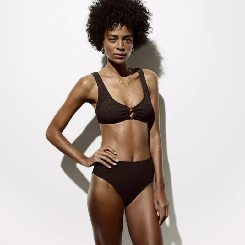 Claudia O-ring scrunchie bikini top
