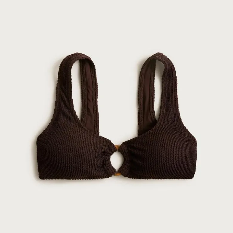 Claudia O-ring scrunchie bikini top